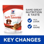 Hill's Natural Soft Savories, All Life Stages, Great Taste, Dog Treats, Peanut Butter & Banana, 8 oz Bag - Image 2