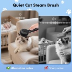 Cat Steam Brush, Cat Brushes for Indoor Cats Shedding with 2Steam Modes, Cats Hair Grooming Brush for Short and Long Haired Pets Dogs Hair Grooming - Image 8