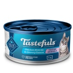 Blue Buffalo Tastefuls Natural Tender Morsels Wet Cat Food, Chicken Entrée 3-oz cans (Pack of 24)
