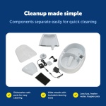 PetSafe Drinkwell Platinum Dog and Cat Water Fountain, Automatic Drinking Fountain for Pets, 168 Ounce,Grey - Image 4