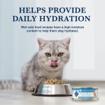 Blue Buffalo Natural Veterinary Diet HF Hydrolyzed for Food Intolerance Wet Cat Food, Veterinarian's Prescription Required, Salmon, 5.5-oz. Cans (24 Count) - Image 5