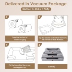 EHEYCIGA Orthopedic Dog Beds for Extra Large Dogs 44x32Inch, Waterproof Memory Foam XL Pet Bed with Sides, Non-Slip and Egg-Crate Foam Big Dog Couch Bed with Washable Removable Cover, Grey - Image 4