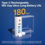 Potaroma Smart Wireless Pet Water Fountain, No Filter, 3.5L Large Capacity, Rechargeable Automatic Water Dispenser for Cats and Small Dogs, Wastewater Separation Always Fresh Water - Image 6