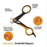 Fiskars Pet Small Pet Nail Clippers, Cat and Dog Nail Clippers, Precision Stainless Steel Blades & SoftGrip Handle, 4.25”, Orange/Black - Image 9