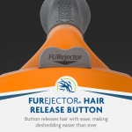 FURminator Medium Dog Undercoat deShedding Tool, Long Hair, Reduces Loose Hair from Shedding - Image 4