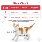 NCMAMA Cat Vest Harness and Leash Set for Walking Escape Proof, Adjustable Kitten Harness and Leash Set Breathable Mesh with Bow Harness for Kitty Puppy Bunny(Red Medium) - Image 9