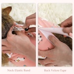 ANWA 2 Pack Cat Recovery Suit - Breathable Cat Onesie for Cats After Surgery Female, Kitten Surgery Recovery Suit Female Abdominal Wounds - Image 5