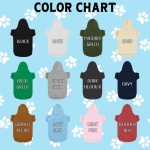 Personalized Name Dog Hoodie, Embroidered Puppy Sweater with Name/Text, Custom Pet Clothes Warm Winter Outfit for Dogs, Bright Puppy Sweatshirt, Pet Birthday Outfit, Gift for Dog Lovers - Image 2