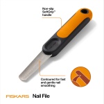 Fiskars Pet Nail File, Cat and Dog Nail File, Contoured Shape & SoftGrip Handle for Smooth Finishing, 7.25”, Orange/Black - Image 10