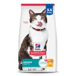 Hill's Science Diet Indoor, Senior Adult 11+, Easy Litter Box Cleanup, Dry Cat Food, Chicken Recipe, 3.5 lb Bag