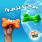 Hartz DuraPlay Bone Squeaky Latex Dog Toy for Medium Breeds, 3 Pack - Image 5