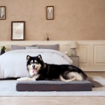 EHEYCIGA Orthopedic XL Dog Beds for Extra Large Dogs with Removable Washable Cover for Crate, Grey, 41x27 - Image 8