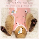 ANWA 2 Pack Cat Recovery Suit - Breathable Cat Onesie for Cats After Surgery Female, Kitten Surgery Recovery Suit Female Abdominal Wounds - Image 6