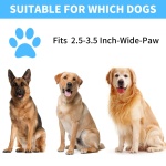 Professional 7 in 1 Dog Paw Cleaner for Dogs & Cats - Includes 1 Portable Paw Washer, 1 Bath Brush, 2 Dog Toothbrushes and 3 Absorbent Towels Note: Fits Paws 2.5 to 3.5 Inches Wide (Large, Blue) - Image 2