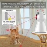 YVE LIFE Laser Cat Toys for Indoor Cats,The 4th Generation Real Random Trajectory Motion Activated Rechargeable Automatic Cat Laser Toy,Interactive Cat Toys for Bored Indoor Adult Cats/Kittens(White) - Image 6
