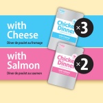 INABA Chicken Dinner for Dogs, Soft Pate Wet Dog Food, Complete & Balanced, 2.4 oz. Pouch, 15 Pouches, Cheese & Salmon Variety - Image 8