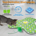 umosis Interactive Cat Toys Rechargeable,Moving Concealed Feathers,Real Mouse Squeaky,Touch Activated Cat Kitten Toy Exercise Toys for Indoor Bored Adult Cats - Image 5
