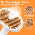 Pet Steam Brush for Dog & Cat – shower bath brush – Steam for Shedding & Grooming Water Brush for Long & Short Haired Pets Spritz Defur Comb 3-in-1 Spray Hair Removal Comb Includes 2*Waterless Shampoo - Image 7