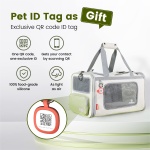 Pawaii Cat Carrier with ID Tag, TSA Airline Approved Soft Sided Collapsible Pet Travel Carrier, Portable Comfortable Convenient Foldable Cat Travel Bag - Image 9