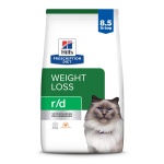 Hill's Prescription Diet r/d Weight Reduction Chicken Flavor Dry Cat Food, Veterinary Diet, 8.5 lb. Bag