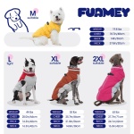 FUAMEY Dog Coat for Small Dogs,Waterproof Dog Winter Jacket with Harness Built in Puppy Cold Weather Coats Reflective Pet Vest with Zipper Warm Fleece Dogs Snowsuit Windproof Red S - Image 4