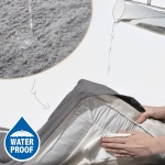 Comfort Expression Orthopedic Dog Bed for Extra Large Dogs 42x30 Inch, Waterproof Egg Crate Foam XL Pet Bed with Removable Bolsters, Dog Couch with Washable Cover & Non-Slip Bottom, Grey - Image 6