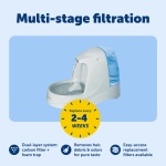 PetSafe Drinkwell Platinum Dog and Cat Water Fountain, Automatic Drinking Fountain for Pets, 168 Ounce,Grey - Image 6