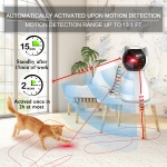 YVE LIFE Laser Cat Toys for Indoor Cats,The 4th Generation Real Random Trajectory Motion Activated Rechargeable Automatic Cat Laser Toy,Interactive Cat Toys for Bored Indoor Adult Cats/Kittens(White) - Image 5