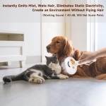 Pet Steam Brush for Dog & Cat – shower bath brush – Steam for Shedding & Grooming Water Brush for Long & Short Haired Pets Spritz Defur Comb 3-in-1 Spray Hair Removal Comb Includes 2*Waterless Shampoo - Image 3