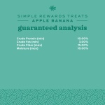 Oxbow Simple Rewards Apple Banana Treats, Timothy Hay Guinea Pig & Bunny Treats, Pet Snack, Made with Oxbow Guinea Pig Hay, Made in USA, Timothy for Rabbit, 3 oz Bag - Image 3