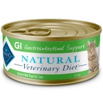 Blue Buffalo Natural Veterinary Diet GI Gastrointestinal Support Wet Cat Food, Veterinarian's Prescription Required, Chicken, 5.5-oz. Cans (24 Count)