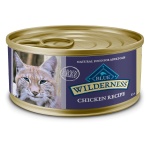 Blue Buffalo Wilderness Natural Wet Cat Food Paté, High-Protein & Grain-Free Recipe, Chicken, 5.5-oz. Cans (24 Count)