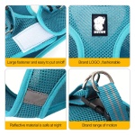 HEYWEAN Cat Harness and Leash - Ultra Light Escape Proof Kitten Collar Cat Walking Jacket with Running Cushioning Soft and Comfortable Suitable for Puppies Rabbits - Image 5