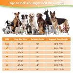 KISYYO Orthopedic Dog Beds for Large Dogs Fixable Deluxe Cozy Dog Kennel Beds for Crates Washable Pet Sofa, Grey (L) - Image 2