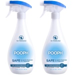 Pooph Pet Odor Eliminator, 32oz Spray, 2-Pack - Eliminates Odors at the Molecular Level, Dogs, Cats, Freshener, Eliminator, Urine, Poop, Pee, Deodorizer, Natures, Puppy, Fresh, Clean, Furniture, Potty