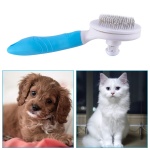 Cat Grooming Brush, Pets Skin Friendly Self Cleaning Slicker Massage Brushes for Shedding Dogs Cats Hair Gentle Remove Loose Undercoat with Long or Short Hairs for All Fur Type- UPGRADED - Image 2