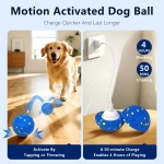 Zuykjeagle Interactive Dog Toy Ball, Smart Electric Ball - Automatic Bouncing Rolling Moving Jumping Vibrating - 3 Modes Water Resistant Balls for Medium Large Dogs - Chase Pet Toys to Keep Them Busy - Image 5