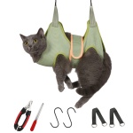 Guzekier Cat Grooming Hammock Harness for Cats, Cat Nail Clipper