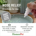 HomeoPet Feline Nose Relief, Safe and Natural Nasal and Sinus Supplement for Cats, 15 Milliliters - Image 5