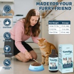 Vomiting Relief for Cats, Cat Vomit Remedy, Probiotic Digestive Support Liquid, Helps Reduce Hairballs, Relieve Sensitive Stomach & Support Gut Health, Gentle Daily Formula - 60mL - Image 2