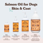 Natural Dog Company Wild Alaskan Salmon Oil Formula with Omega 3, Fish Oil for Dogs Supplement, Skin & Coat Dog Oil, Itchy Relief, Immune Support for Joints & Heart, Food Topper, 16 oz. - Image 6