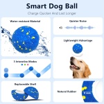 Zuykjeagle Interactive Dog Toy Ball, Smart Electric Ball - Automatic Bouncing Rolling Moving Jumping Vibrating - 3 Modes Water Resistant Balls for Medium Large Dogs - Chase Pet Toys to Keep Them Busy - Image 9