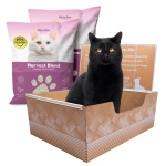 Kitty Poo Club Leakproof Disposable 2-Pack Cat Litter Box with 2 Bags Soy Litter | Superior Odor Control & Recyclable Design | Perfect for Travel, Multi-Cat Homes & Daily Use