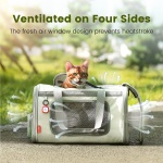 Pawaii Cat Carrier with ID Tag, TSA Airline Approved Soft Sided Collapsible Pet Travel Carrier, Portable Comfortable Convenient Foldable Cat Travel Bag - Image 2