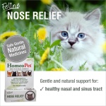 HomeoPet Feline Nose Relief, Safe and Natural Nasal and Sinus Supplement for Cats, 15 Milliliters - Image 8