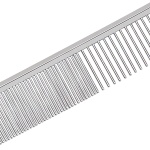 Master Grooming Tools 4.5 Inch Greyhound Pet Grooming Comb, Fine and Coarse - Image 2