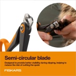 Fiskars Pet Small Pet Nail Clippers, Cat and Dog Nail Clippers, Precision Stainless Steel Blades & SoftGrip Handle, 4.25”, Orange/Black - Image 8