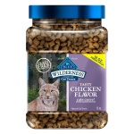 Blue Buffalo Wilderness Crunchy Cat Treats, Grain-Free Treats for Cats Made with Natural Ingredients, Great for Training, Tasty Chicken Flavor, 12-oz. Tub