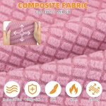 KOOLTAIL Cat Sweater for Sphynx - Soft Fleece Sweaters for Cats Only, Elastic Pet Clothes with Sleeves, Thick Winter Warm Cold Weather Apparel for Hairless Cat, Puppy Pajamas for Small Dogs, Pink M - Image 5