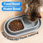 Ant Away Outdoor Cat Bowl, Double Pet Bowl with Water Moat, Spill-Proof Design, Food & Water Feeder for Outdoor Cats – Ants Away, Easy Clean, Lightweight Plastic(Small, 2 Packs) - Image 4
